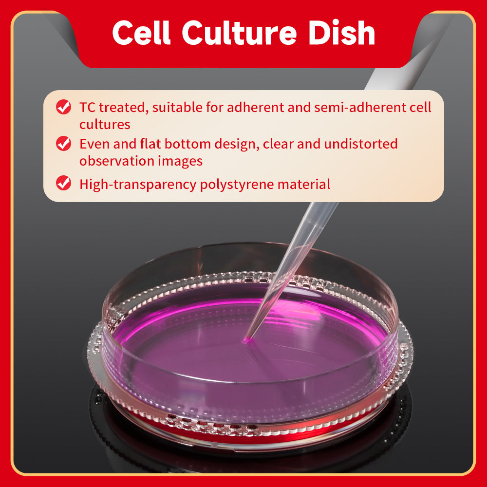 Cell Culture Dish 35/60/100/150mm Sterile TC Treated, CE/FDA Certified