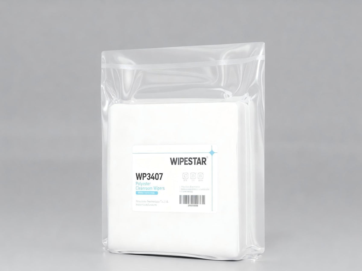 WP3407 Polyester Cleanroom Wipes 12x12, Laser Sealed Edge, ISO 7, 150/Pack