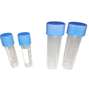 Cryogenic Vial, 2 mL/5 mL, Sterile, RNase & DNase Free, 50 Pcs/Bag, Thickened Tube Wall, High Quality Polypropylene