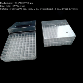 Cryogenic Vial, 2 mL/5 mL, Sterile, RNase & DNase Free, 50 Pcs/Bag, Thickened Tube Wall, High Quality Polypropylene