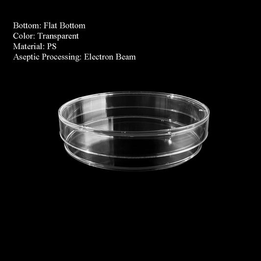 60/90mm Bacteria Petri Dish with Lids Sterile TC Treated, CE/FDA Certified