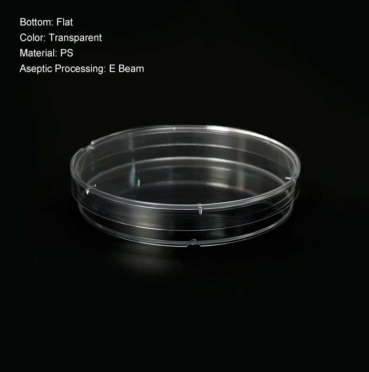 60/90mm Bacteria Petri Dish with Lids Sterile TC Treated, CE/FDA Certified