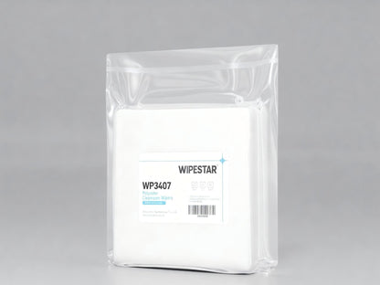 WP3407 Polyester Cleanroom Wipes 12x12, Laser Sealed Edge, ISO 7, 150/Pack
