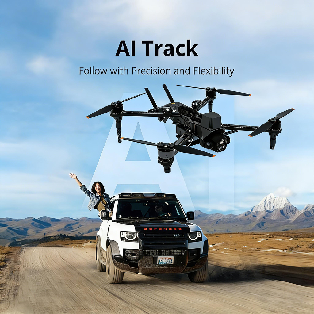 【PRE-ORDER】Z10D FPV Drone - 3KG Max Payload, 10KM Long Range Digital Transmission, 30 Min Flight Time, Carbon Fiber Frame, 30X Zoom 4K Camera, GPS Return to Home, Professional Industrial Drone for Adults