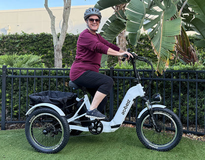 Clearance! Actbest Triker Plus 3-Wheel Electric Trike – 500W Motor, 65-Mile Range, 20" Fat Tire E-Trike for Seniors & Commuters|Final Sale | In-Stock at US Warehouse | Free 2-Day Shipping