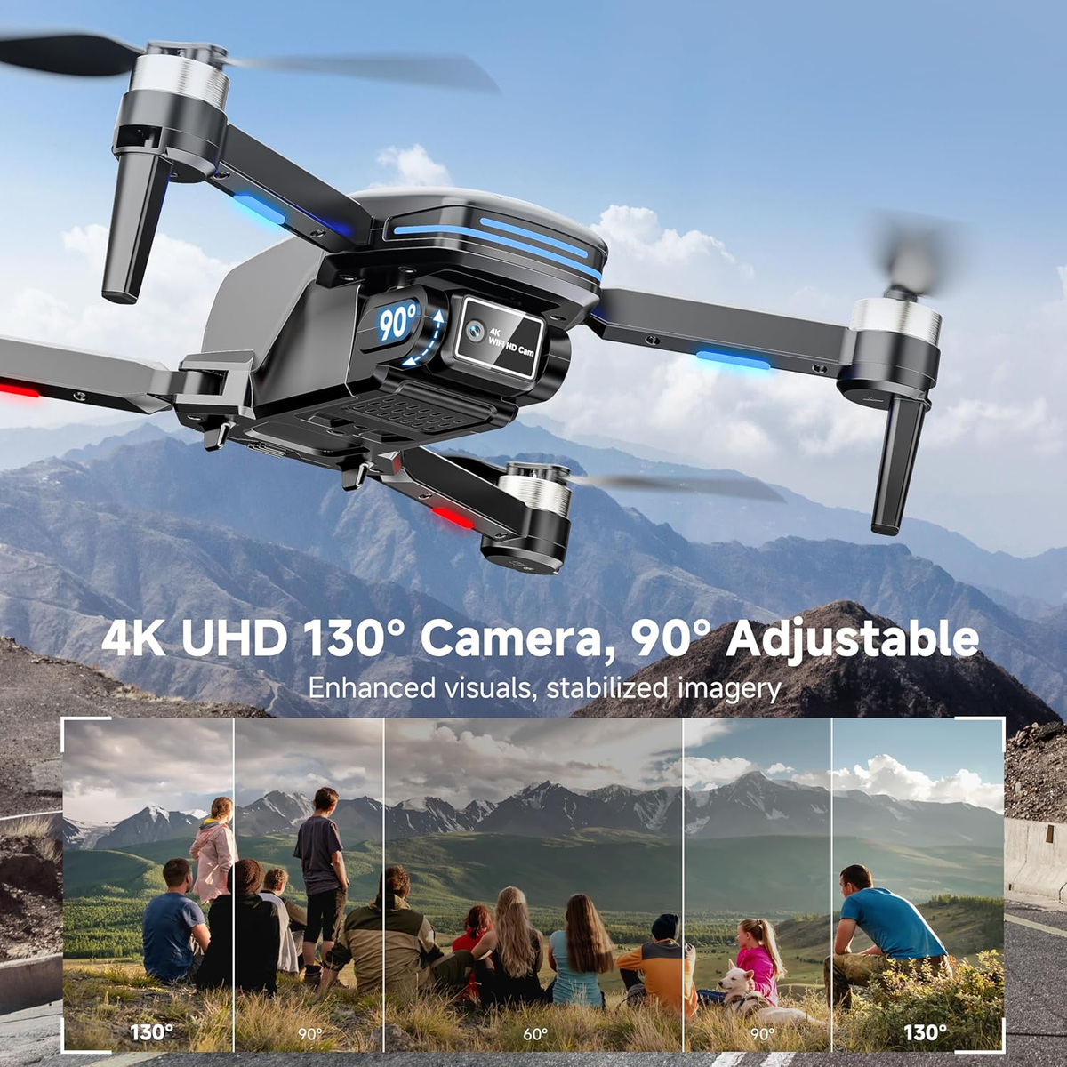 【PRE-ORDER】Z10D FPV Drone - 3KG Max Payload, 10KM Long Range Digital Transmission, 30 Min Flight Time, Carbon Fiber Frame, 30X Zoom 4K Camera, GPS Return to Home, Professional Industrial Drone for Adults