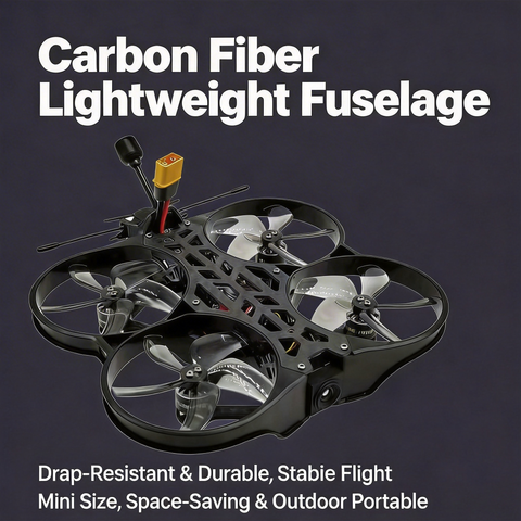 【PRE-ORDER】SKYWISE X3 Mini Thermal Imaging FPV Drone - Lightweight Carbon Fiber, 5.8G VTX, ELRS Dual-Band, Long Flight Time for Indoor & Outdoor Flying