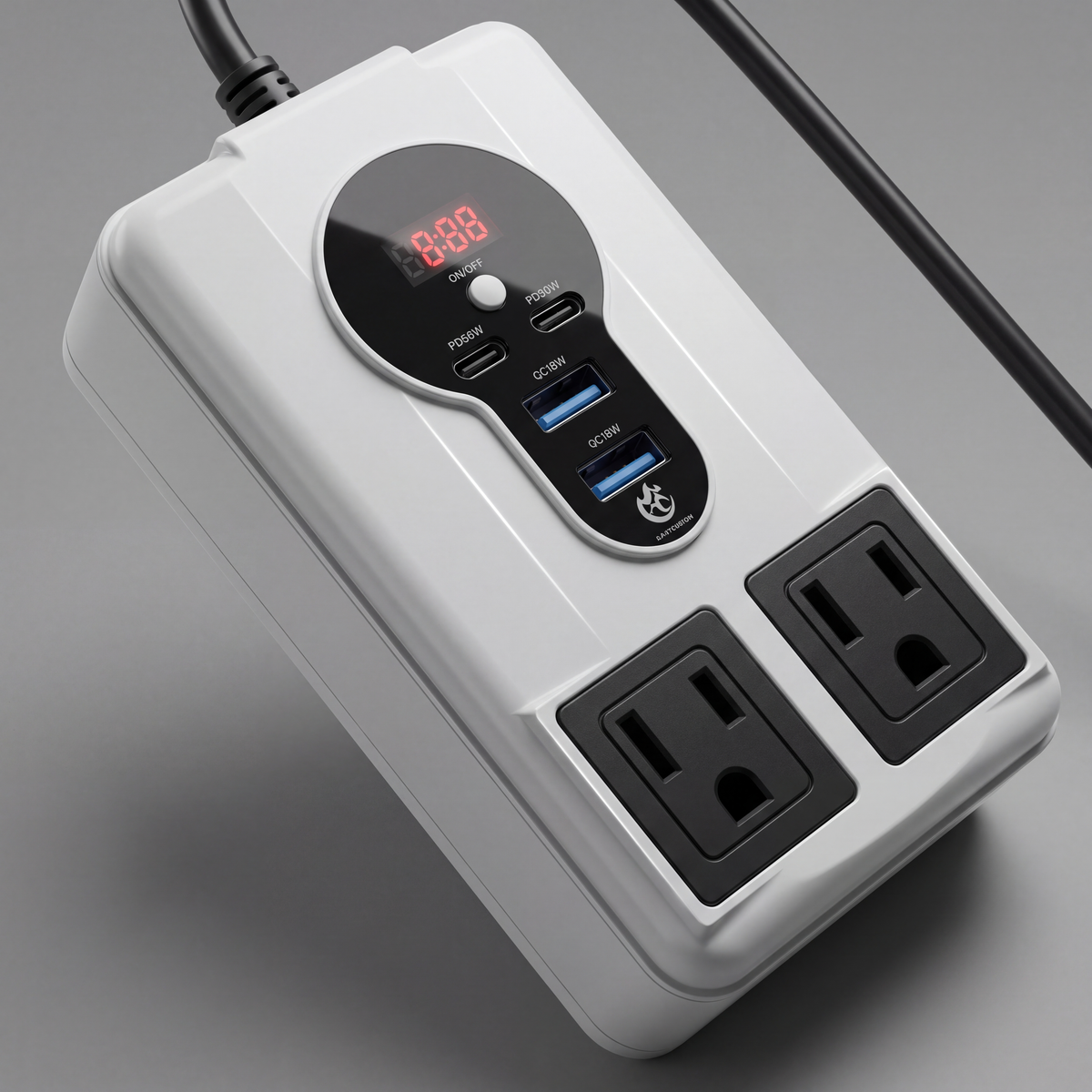 ⚡ Portable Car Inverter 12V/24V to 220V – Digital Display, Highly Efficient & Universal Compatibility 🚗