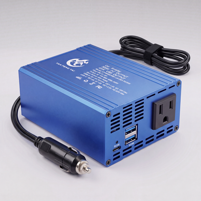 ⚡ 300W Car Power Inverter with Aluminum Housing for Camping, RV & Semi-Truck🚗