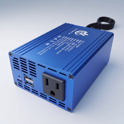⚡ 300W Car Power Inverter with Aluminum Housing for Camping, RV & Semi-Truck🚗
