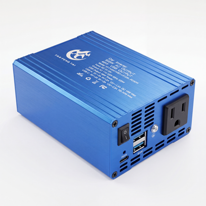 ⚡ 500W Car Power Inverter with Aluminum Housing for Semi-Truck, RV & Camping🚗