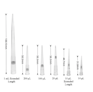 Filtered Pipette Tips 10ul~10ml, CE/FDA/UKCA Certified, Universal Fit, Sterile RNase/DNase Free & Pyrogen Safe,