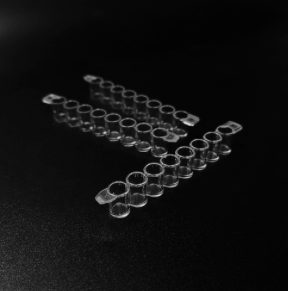 Elisa Plate, 8-Strip Detachable, Flat Bottom 10pc Pack 200 pc Ctn