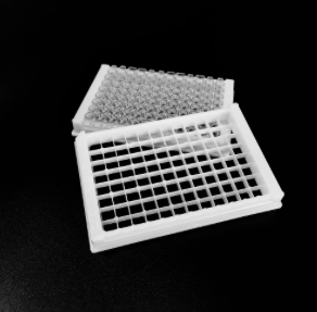 Elisa Plate, 8-Strip Detachable, Flat Bottom 10pc Pack 200 pc Ctn