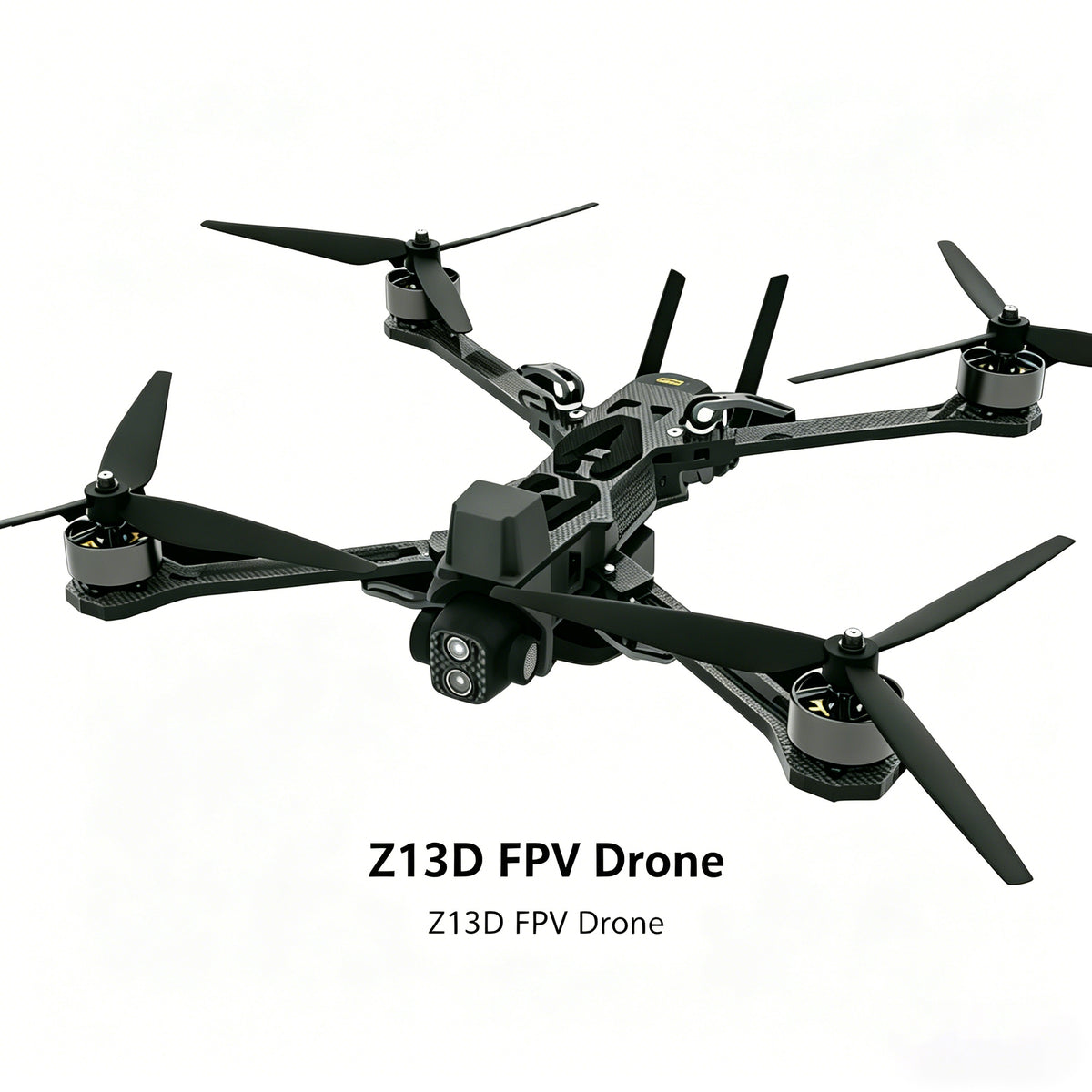 Z13D Industrial A-FPV Drone - 13.23lbs Payload, 50 Mins Flight 20KM Transmission, AI Tracking, Thermal Imaging, Foldable for Search & Rescue, Inspection, Agriculture Z13D Drone Basic Kit (S11 4K Gimbal + R12 Remote)