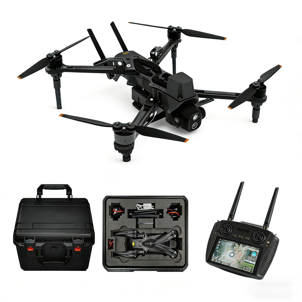 【PRE-ORDER】Z10D FPV Drone - 3KG Max Payload, 10KM Long Range Digital Transmission, 30 Min Flight Time, Carbon Fiber Frame, 30X Zoom 4K Camera, GPS Return to Home, Professional Industrial Drone for Adults