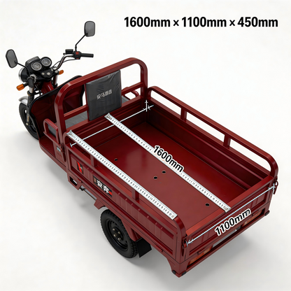 【PRE-ORDER】60-70Km Electric Cargo Tricycle Truck Simple Tricycle,1000W 72V 50Ah Large Capacity Battery,Load Capacity 1100Lbs