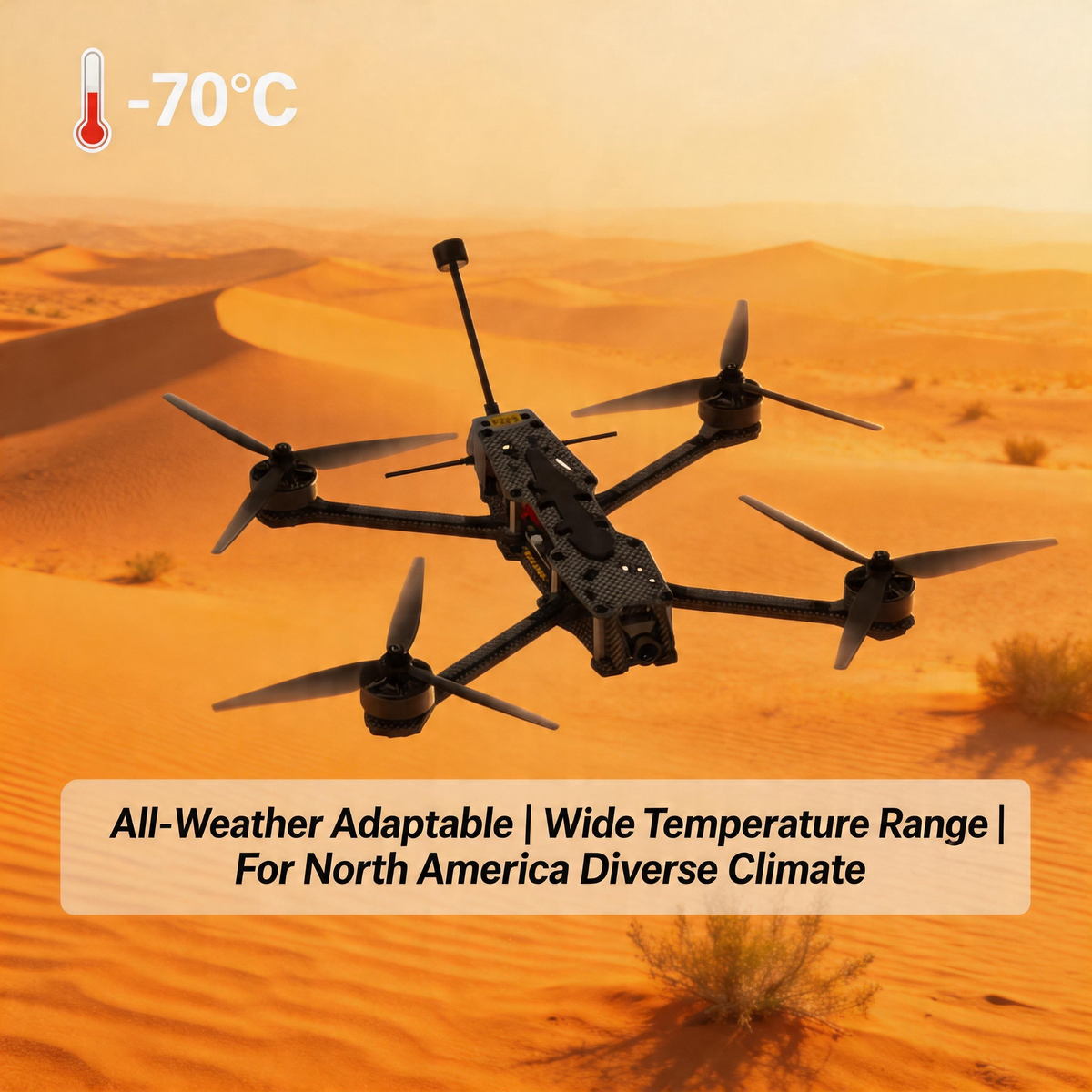 X7 7 Inch FPV Drone with 3KG Payload, Carbon Fiber Frame, 140KM/H High Speed, 30Mins Long Flight, 5.8G Analog Video Transmission, ELRS Receiver, Racing & Aerial Photography Drone for Adults