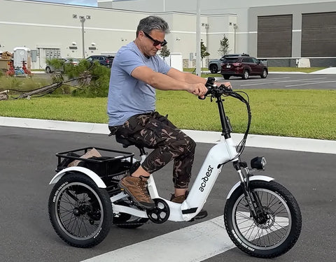 Clearance! Actbest Triker Plus 3-Wheel Electric Trike – 500W Motor, 65-Mile Range, 20" Fat Tire E-Trike for Seniors & Commuters|Final Sale | In-Stock at US Warehouse | Free 2-Day Shipping