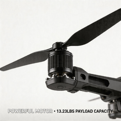Z13D Industrial A-FPV Drone - 13.23lbs Payload, 50 Mins Flight 20KM Transmission, AI Tracking, Thermal Imaging, Foldable for Search & Rescue, Inspection, Agriculture Z13D Drone Basic Kit (S11 4K Gimbal + R12 Remote)