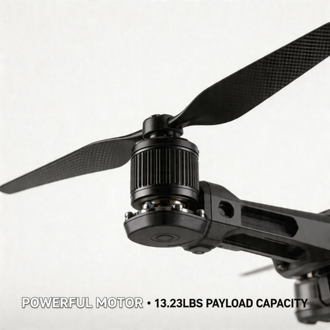 Z13D Industrial A-FPV Drone - 13.23lbs Payload, 50 Mins Flight 20KM Transmission, AI Tracking, Thermal Imaging, Foldable for Search & Rescue, Inspection, Agriculture Z13D Drone Basic Kit (S11 4K Gimbal + R12 Remote)