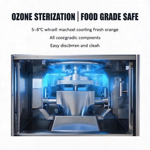 NS‑3000M Fully Automatic Fresh Squeezed Orange Juice Vending Machine, 21.5" Touch Screen, Ozone Sterilization, Multi‑Payment Support, Commercial Self‑Service Juice Dispenser for Mall Airport Business Place