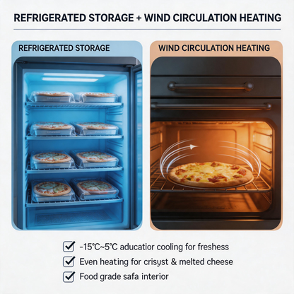 PDG-1000 Pizza Vending Machine — 24/7 Automated Pizzeria in 2㎡