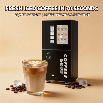 PLE-E6i Coffee Vending Machine — 70-Second Fresh Coffee with Ice, Anytime