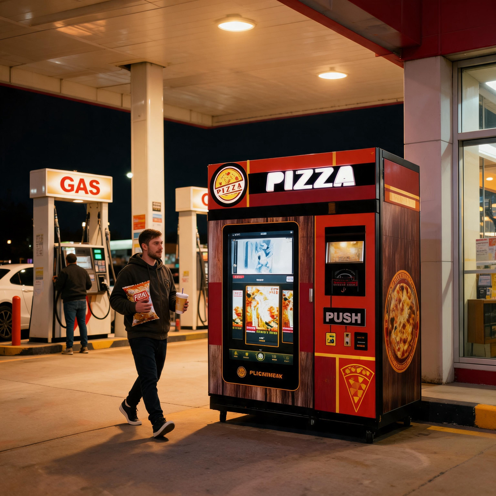 PDG-1000 Pizza Vending Machine — 24/7 Automated Pizzeria in 2㎡