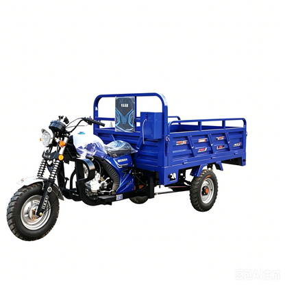 200cc Heavy-Duty Hydraulic Dump Three Wheeler Motorcycle | Farm & Construction Dual-Purpose Cargo Trike