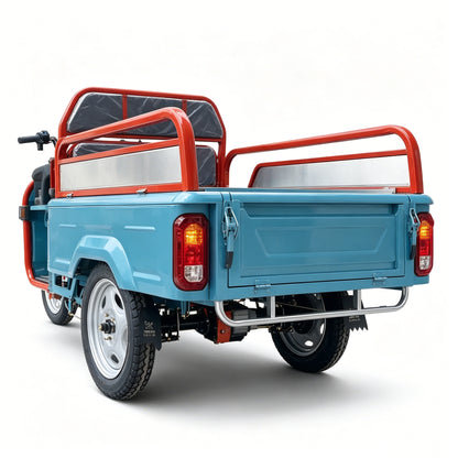 60V Heavy-Duty Electric Cargo Tricycle | 400KG Load Farm & Home Hauling Three Wheeler Trike