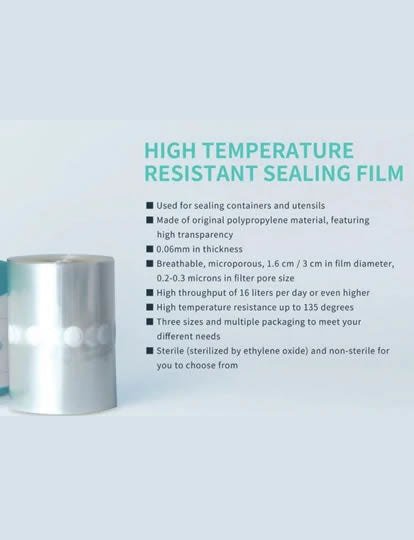 High Temperature Resistant Sealing Film Series for for Scientific Research Lot Sale freeshipping - NodesSmartTools