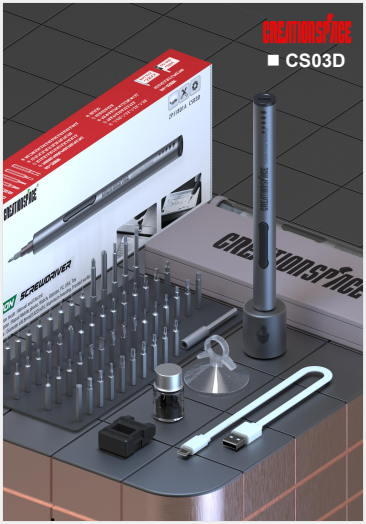Smart E Screwdriver Rechargeable FineWork CS01/02/06/19 Series Lot Sale freeshipping - NodesSmartTools